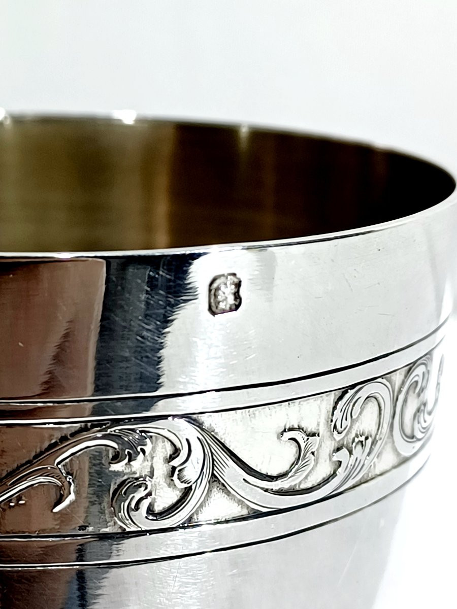 Bardies Faure & Cie - Timbale droite en argent massif-photo-4