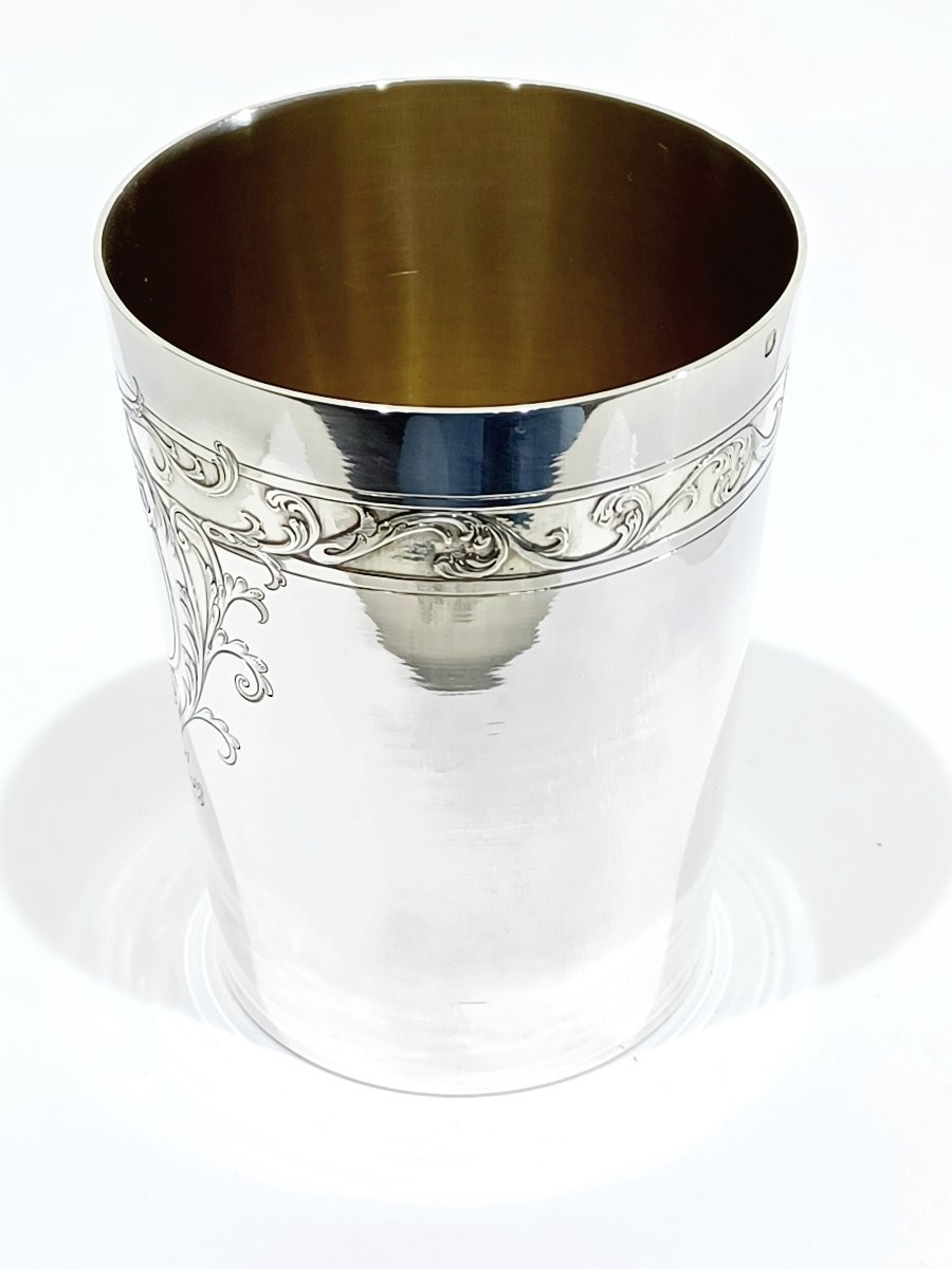 Bardies Faure & Cie - Timbale droite en argent massif-photo-1