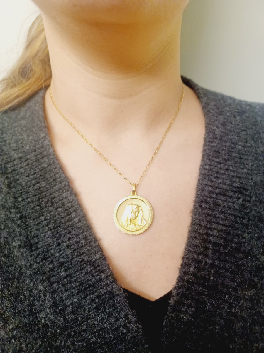 Emile Dropsy Gold Virgin Medal-photo-4