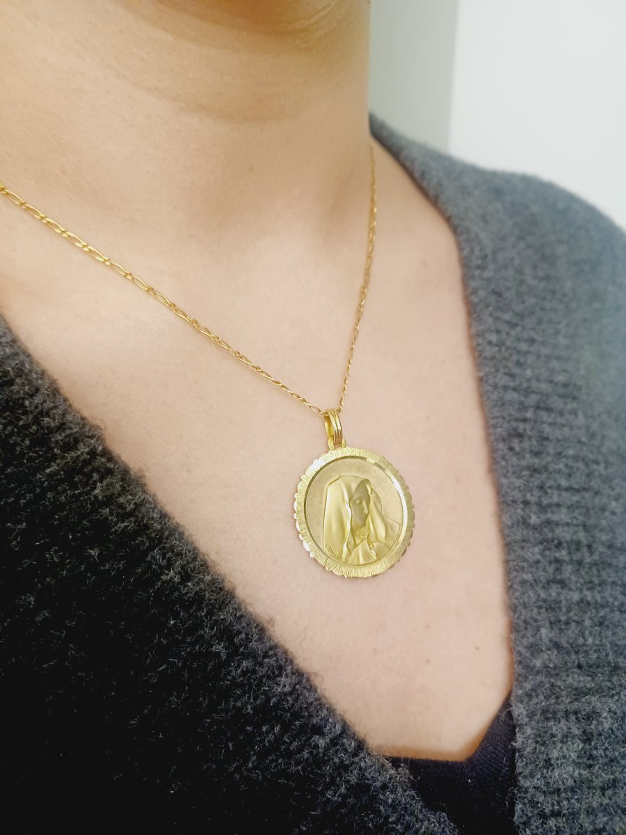 Emile Dropsy Gold Virgin Medal-photo-8