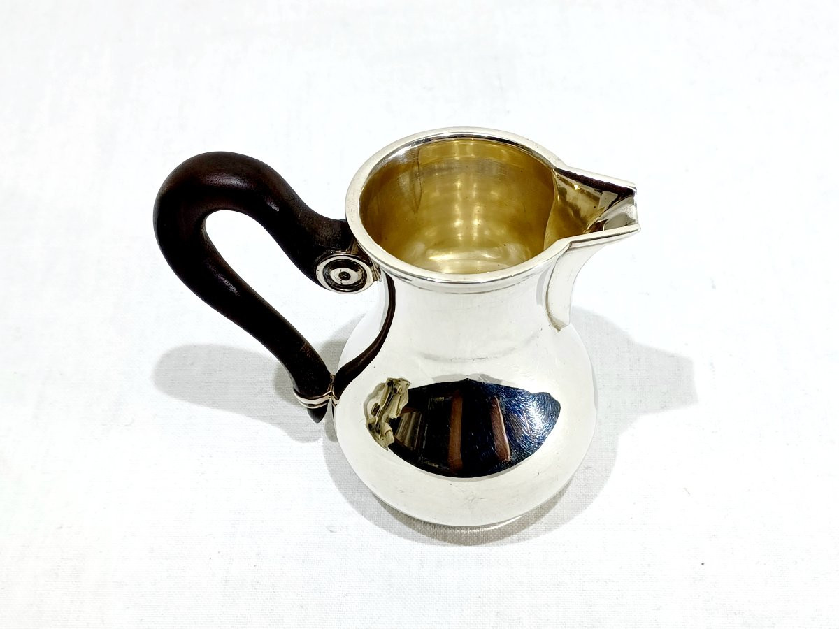 3-piece Silver And Ebony Tea Set-photo-7