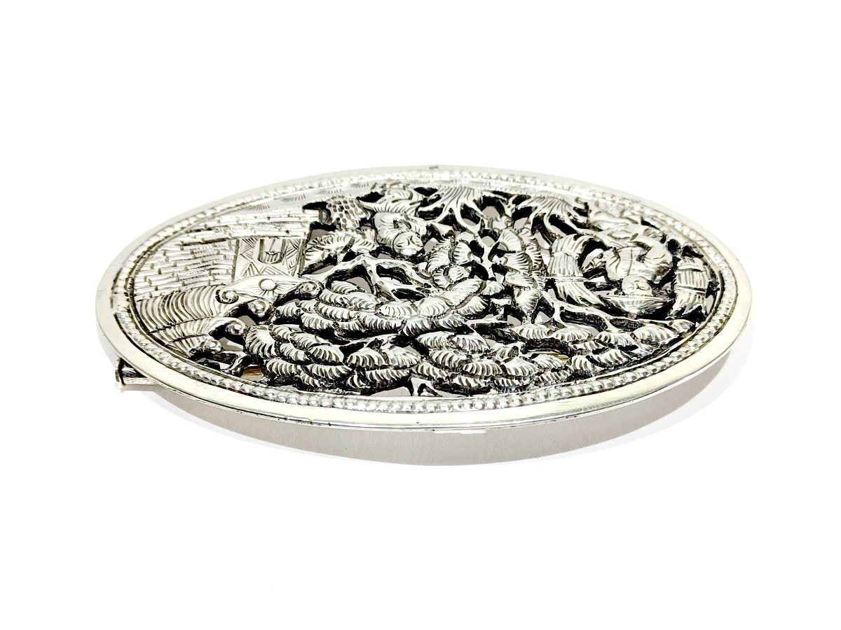 Broche en argent massif-photo-2