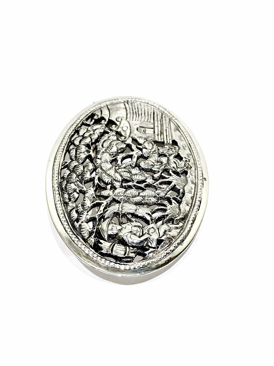 Broche en argent massif-photo-3