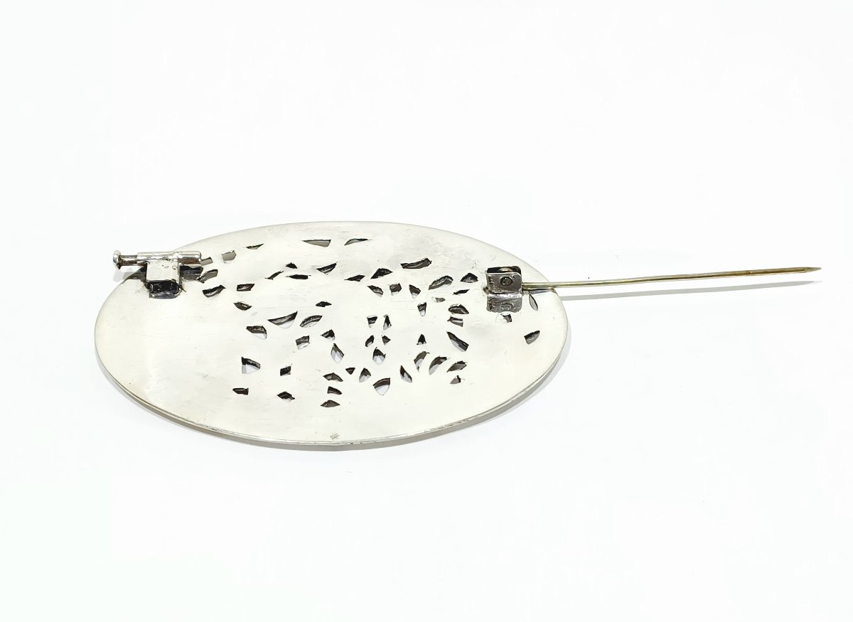 Broche en argent massif-photo-2