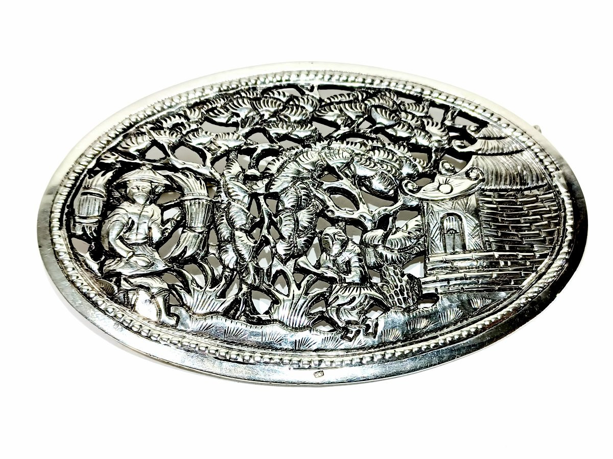 Broche en argent massif-photo-4