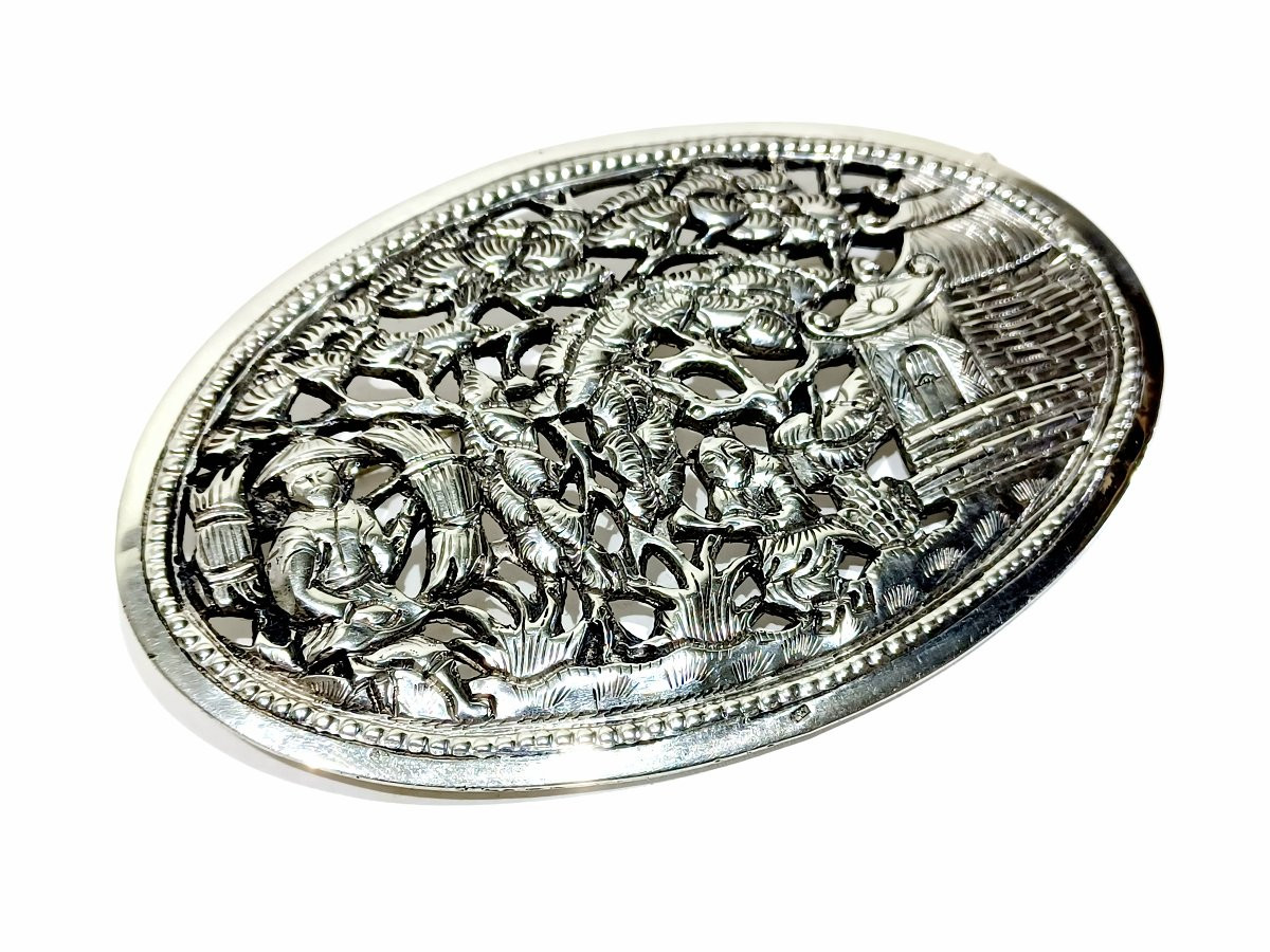 Broche en argent massif-photo-5