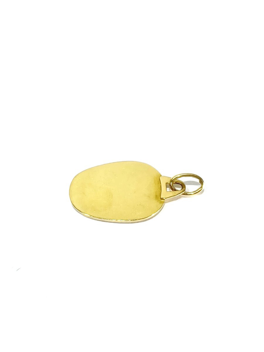 Gold Christ Baptism Medal-photo-6