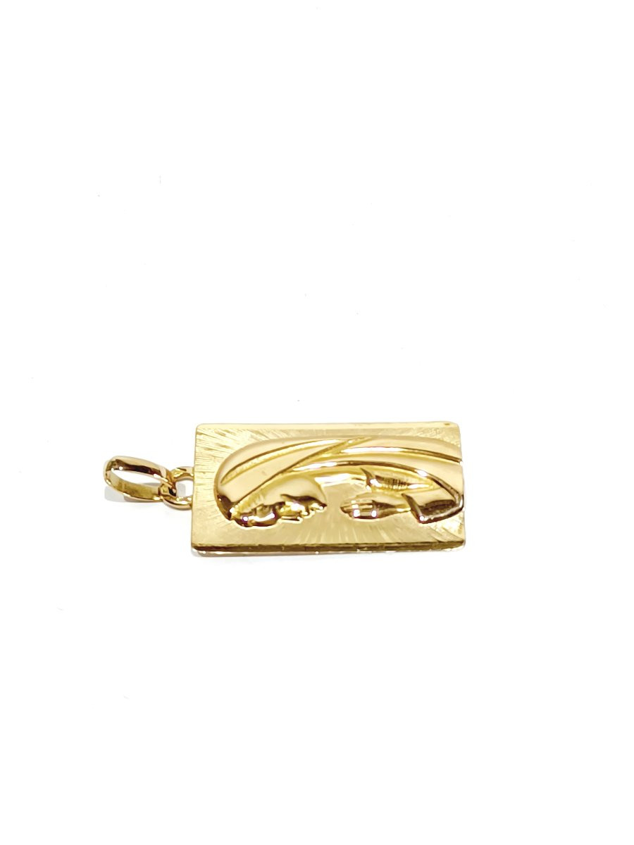 Médaille de la Vierge Marie en or rose-photo-3