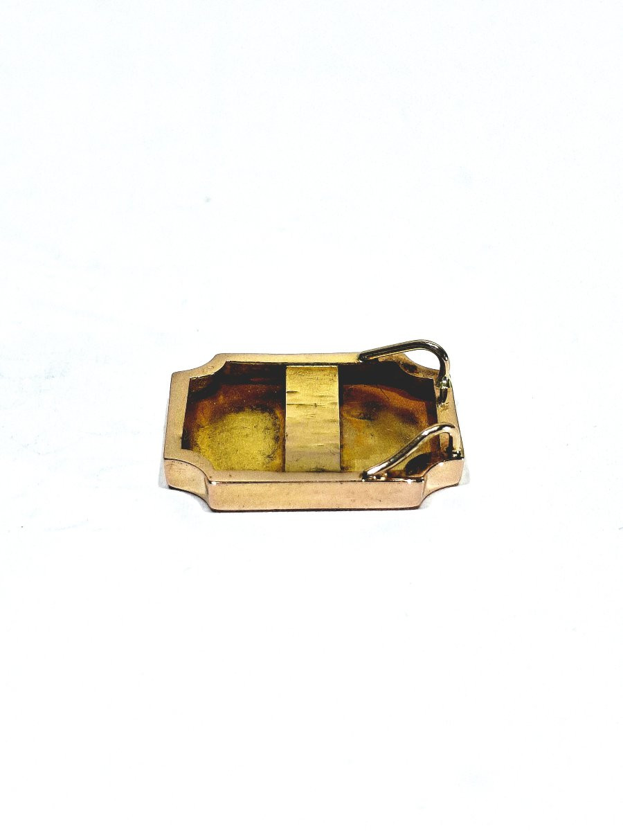 Engraved Rose Gold Pendant-photo-5