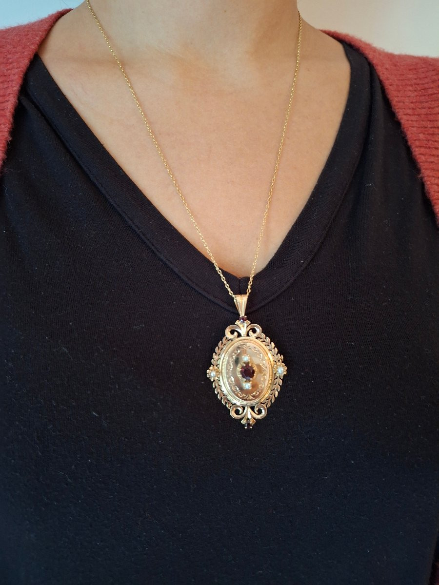 Napoleon III Gold Pendant-photo-4