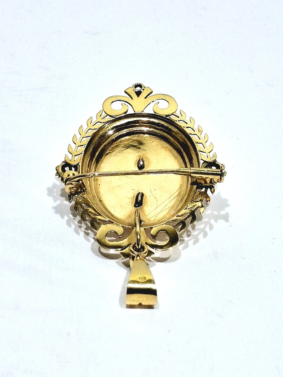 Napoleon III Gold Pendant-photo-2