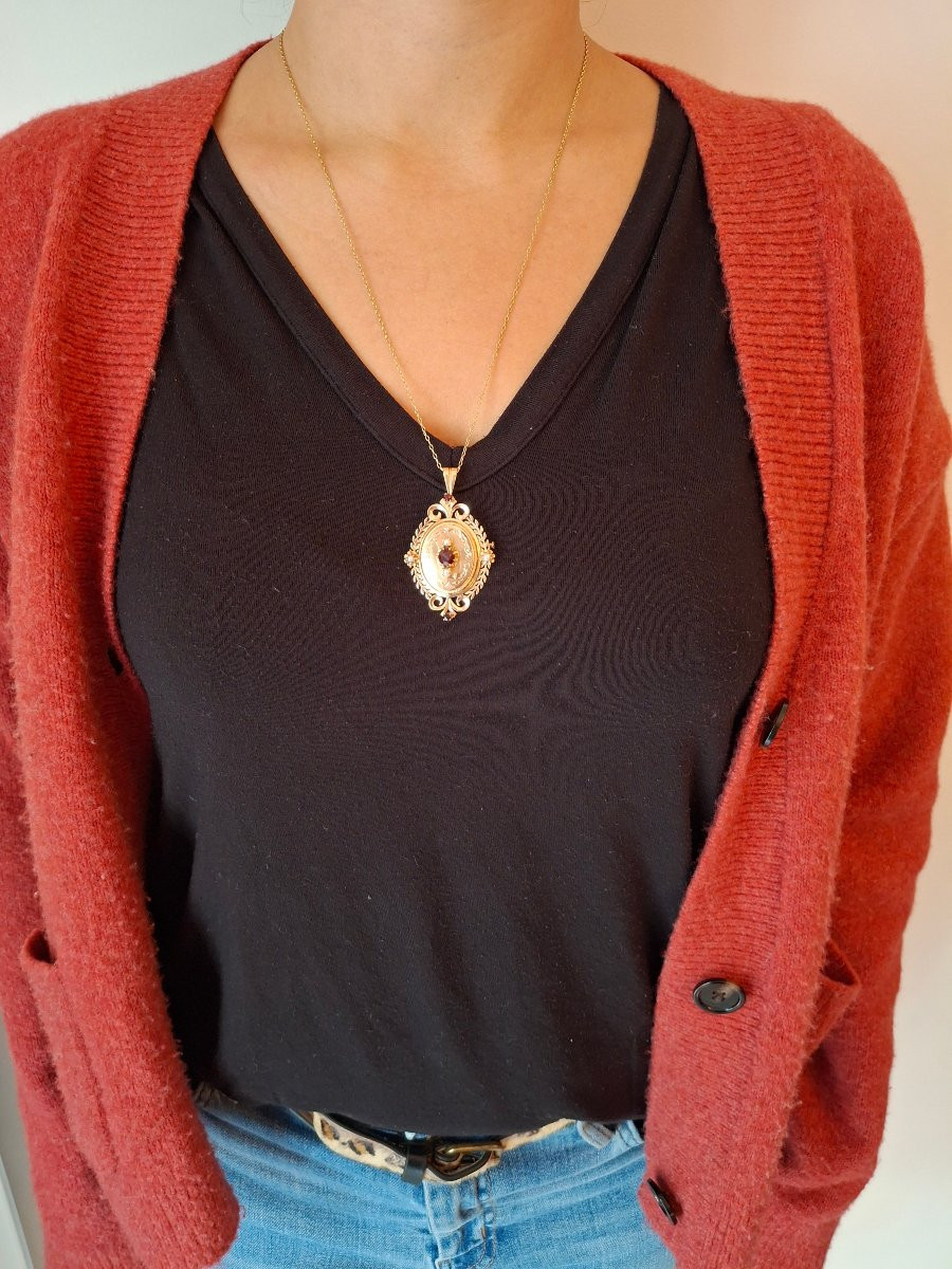 Napoleon III Gold Pendant-photo-8