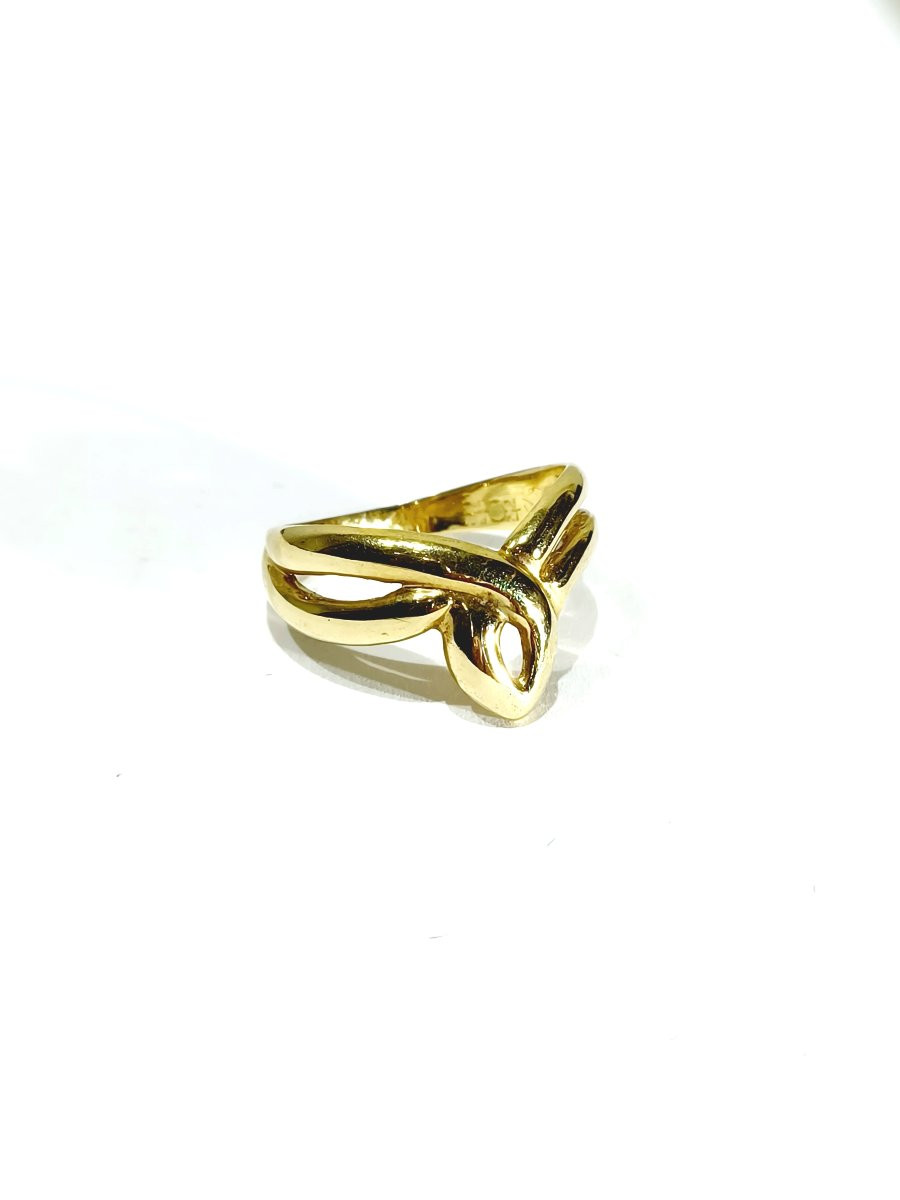 Openwork Gold Ring-photo-2