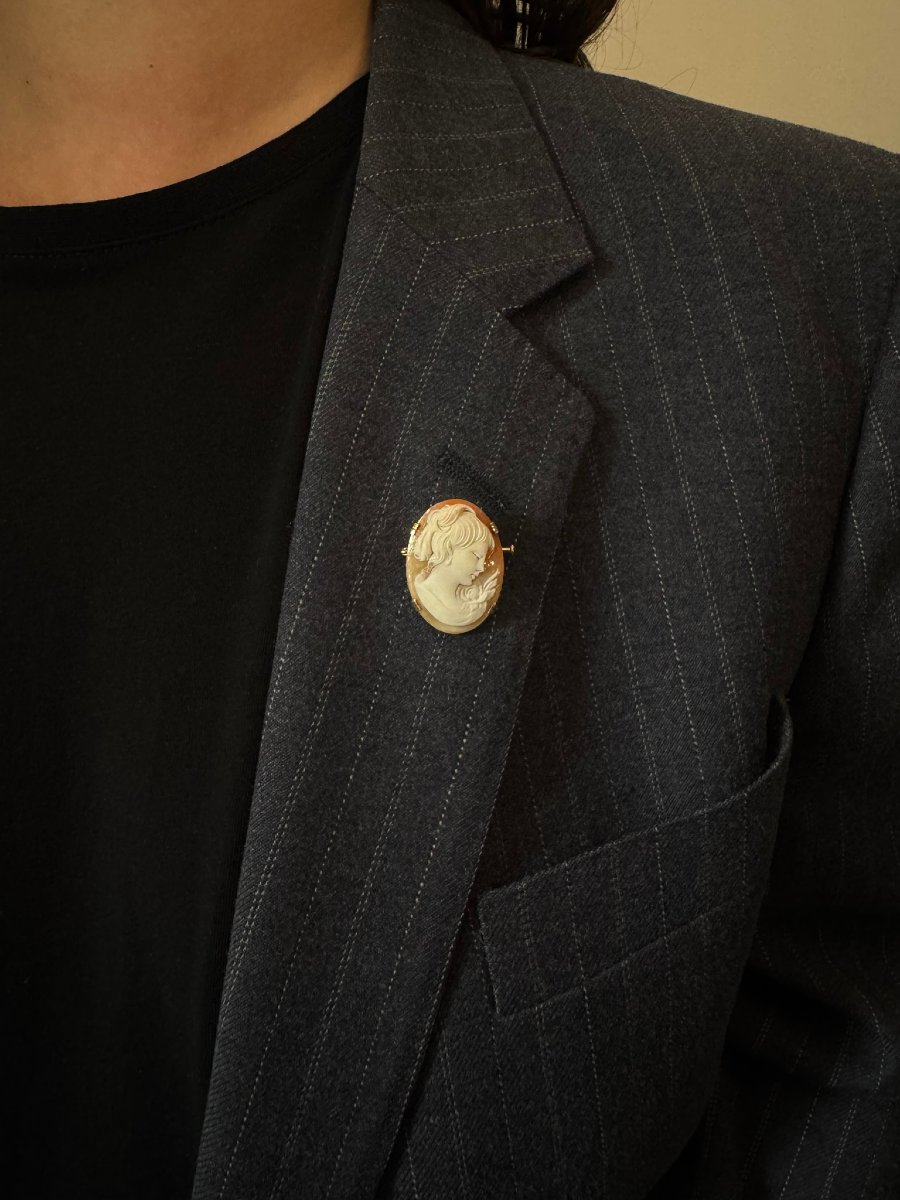 Agate Cameo Brooch-photo-4