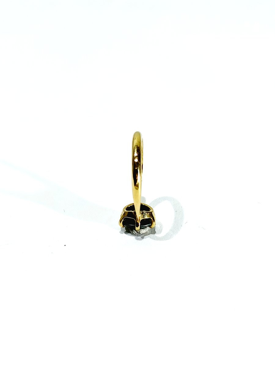 Gold And Hematite Ring-photo-6