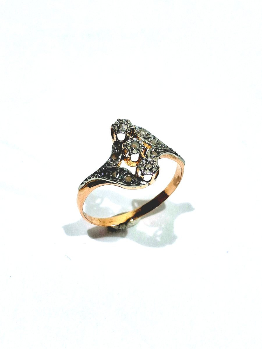 Napoleon III Gold And Diamond Ring -photo-8