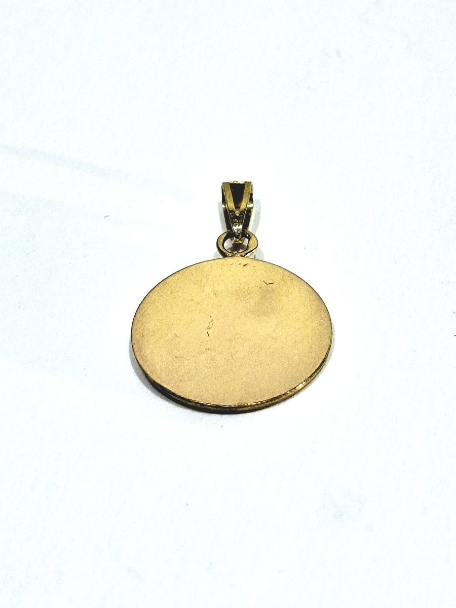 MEDAILLE de la vierge en or jaune -photo-5