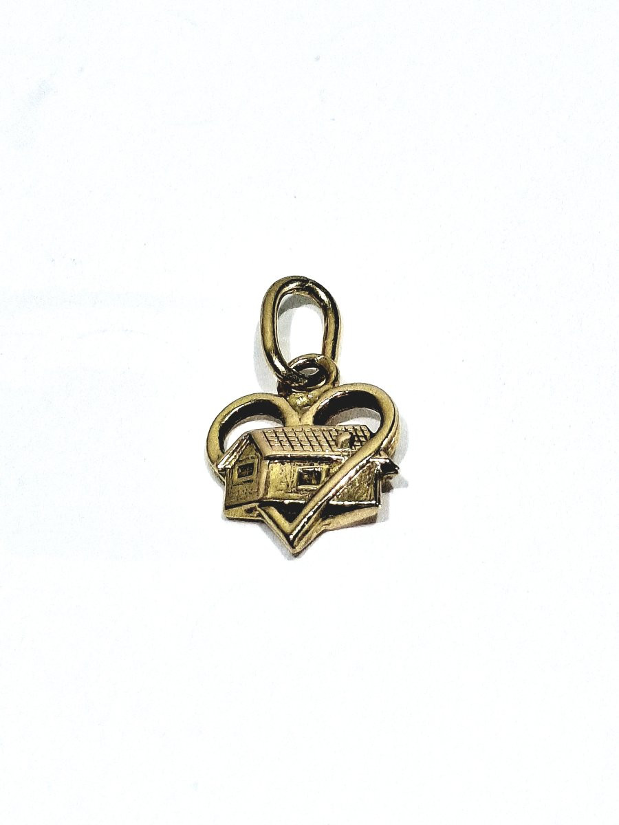 Gold House Pendant-photo-4