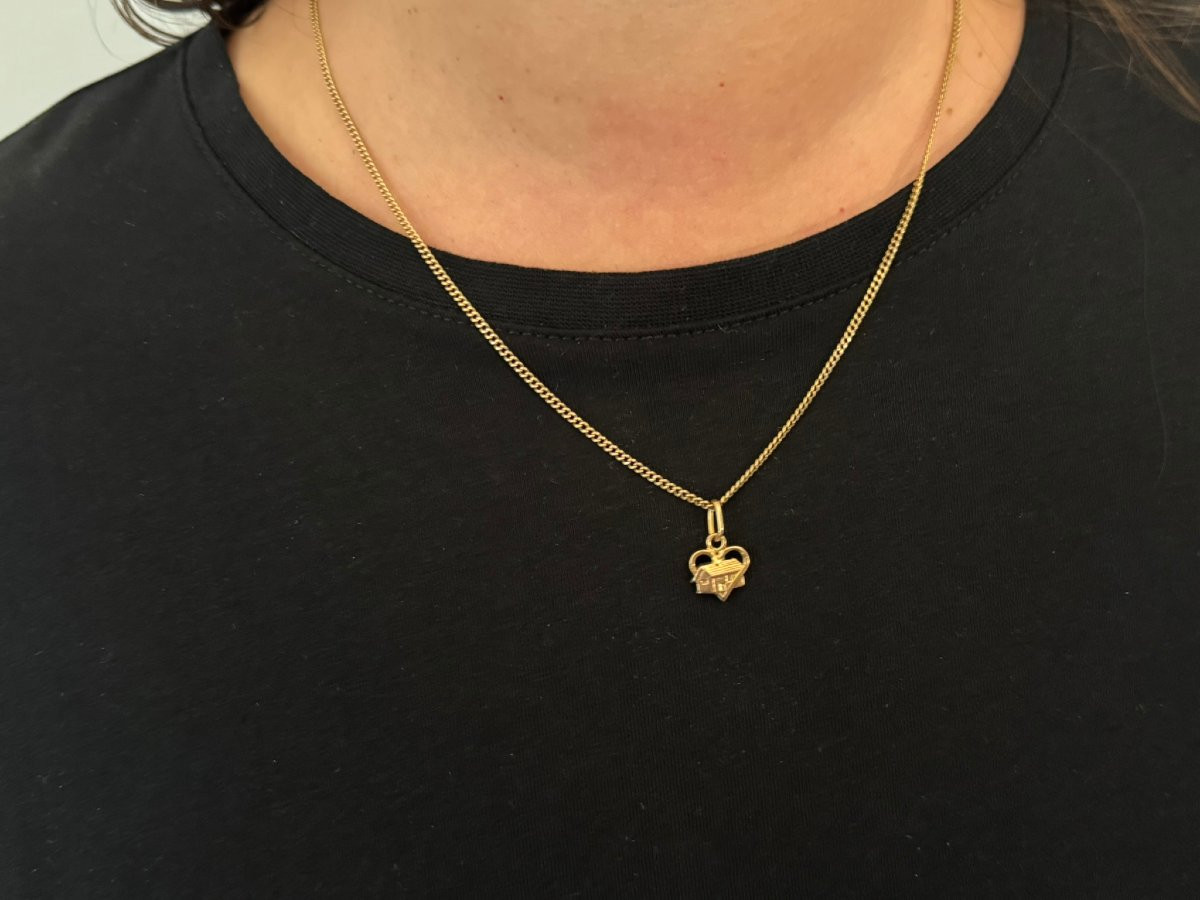 Gold House Pendant-photo-6