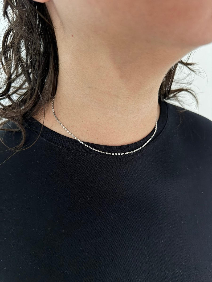 Chaîne Forçat En Or Blanc-photo-8