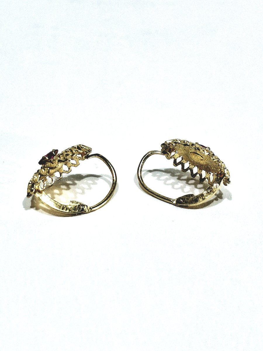 Pair Of Gold Earrings  -photo-3