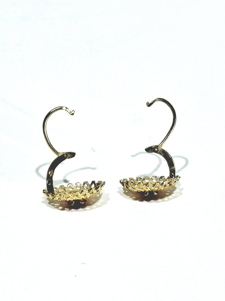 Pair Of Gold Earrings  -photo-5