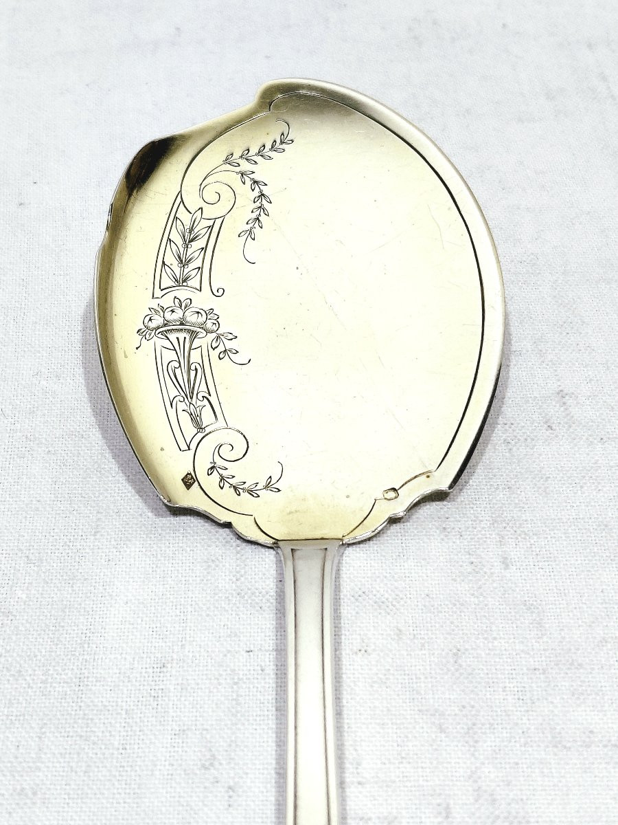 Ravinet Denfert - couverts de service a glace argent et vermeil-photo-2
