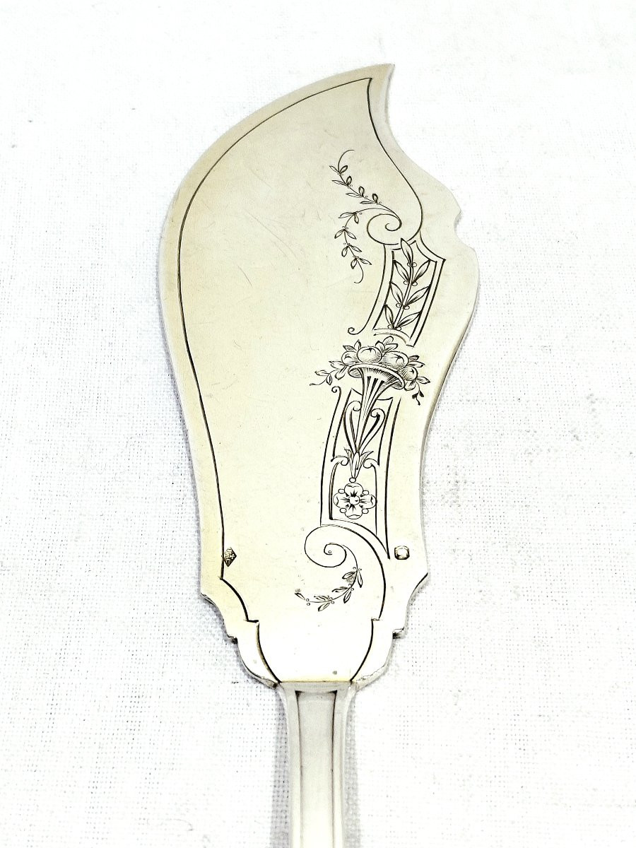 Ravinet Denfert - couverts de service a glace argent et vermeil-photo-4