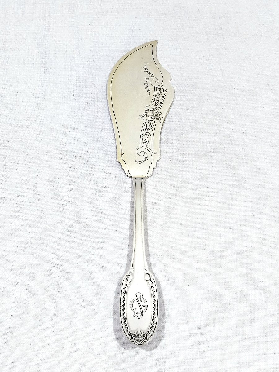 Ravinet Denfert - couverts de service a glace argent et vermeil-photo-5