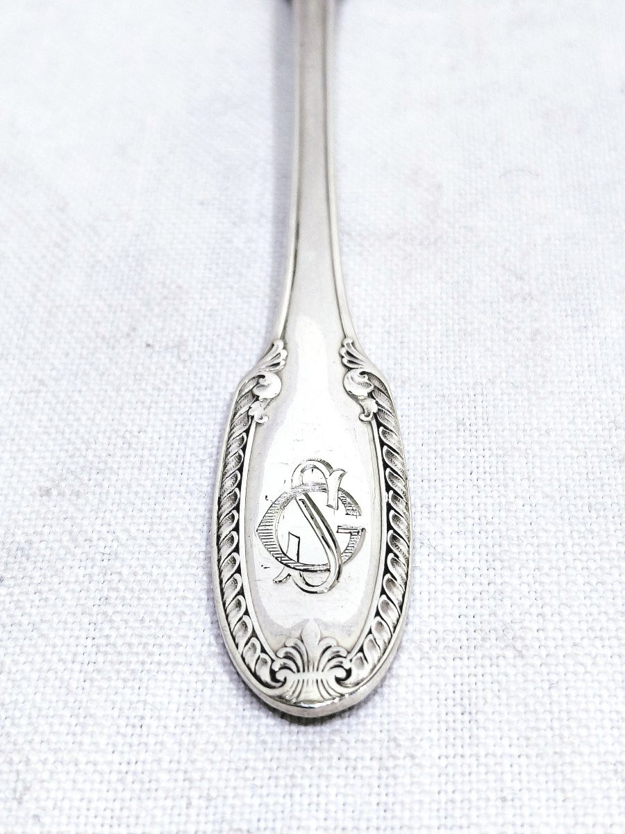 Ravinet Denfert - Silver And Vermeil Ice Cream Serving Spoons -photo-2