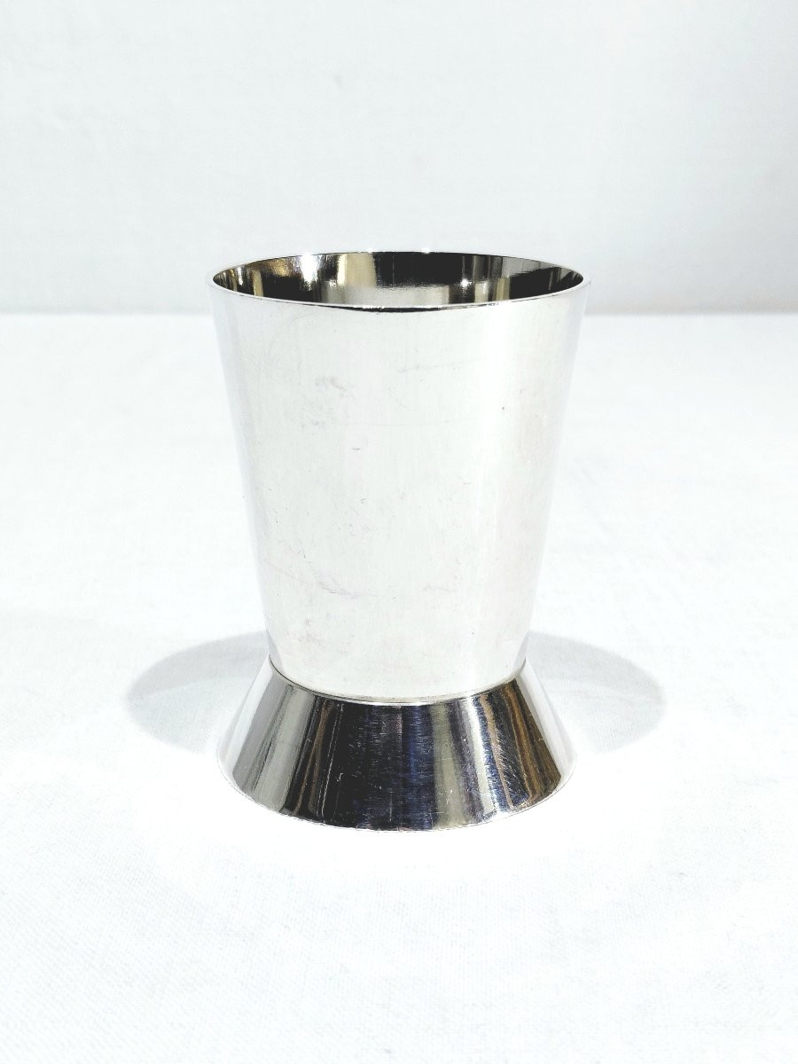 Émile Puiforcat - Timbale en métal argenté -photo-2