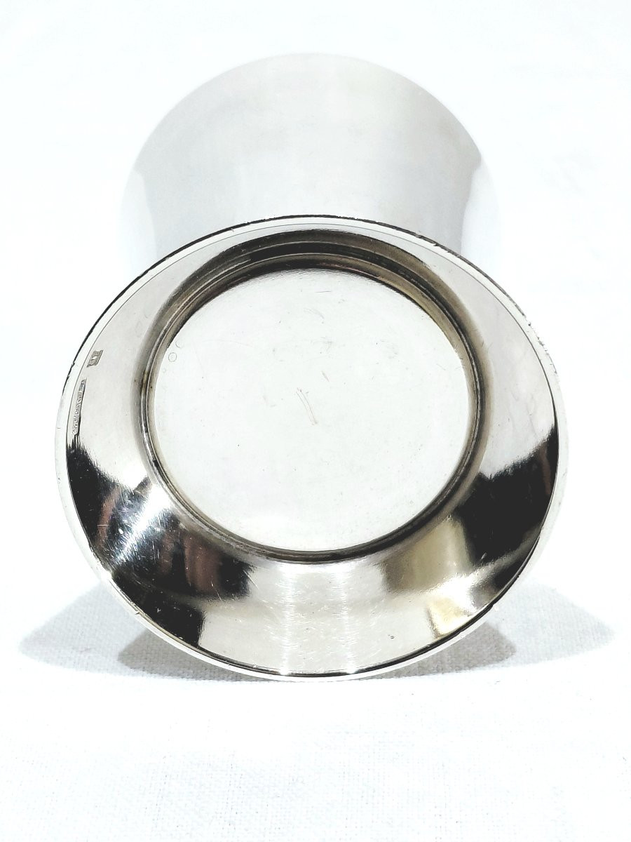 Émile Puiforcat - Timbale en métal argenté -photo-1