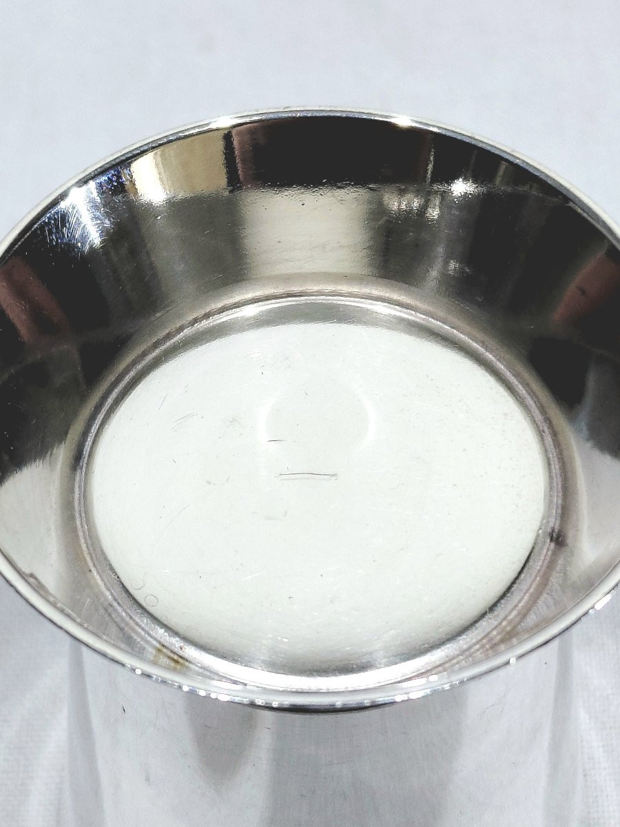 Émile Puiforcat - Timbale en métal argenté -photo-2