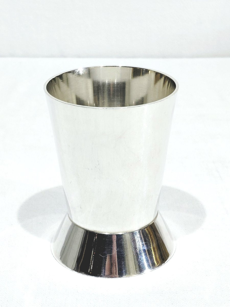 Émile Puiforcat - Timbale en métal argenté -photo-4