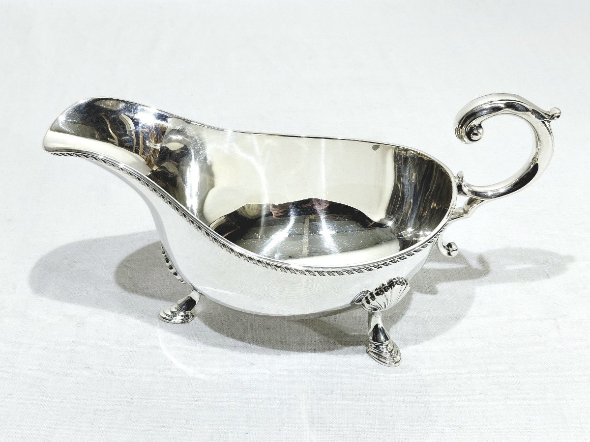Angleterre - Saucière en argent-photo-4