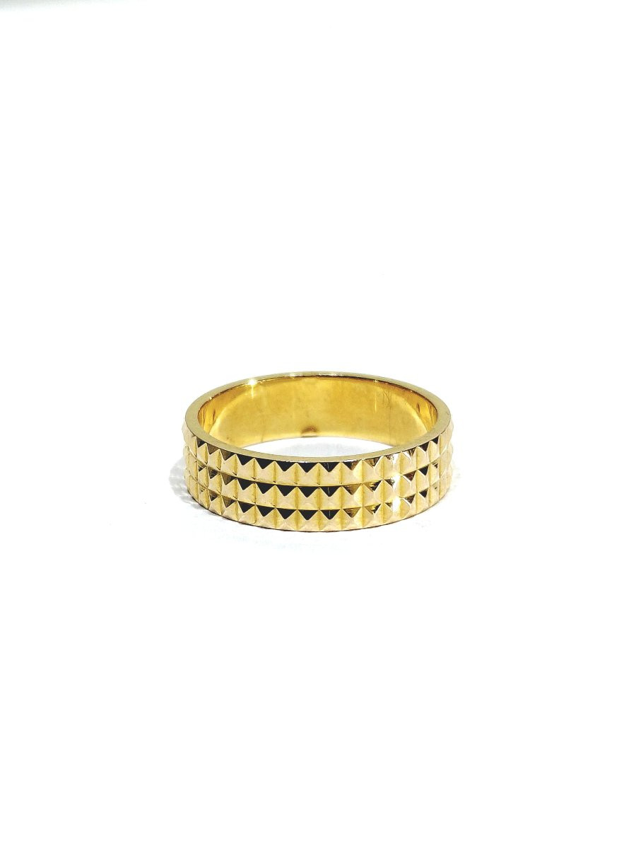 Alliance Femme En Or Rose Pointe de Diamant-photo-1