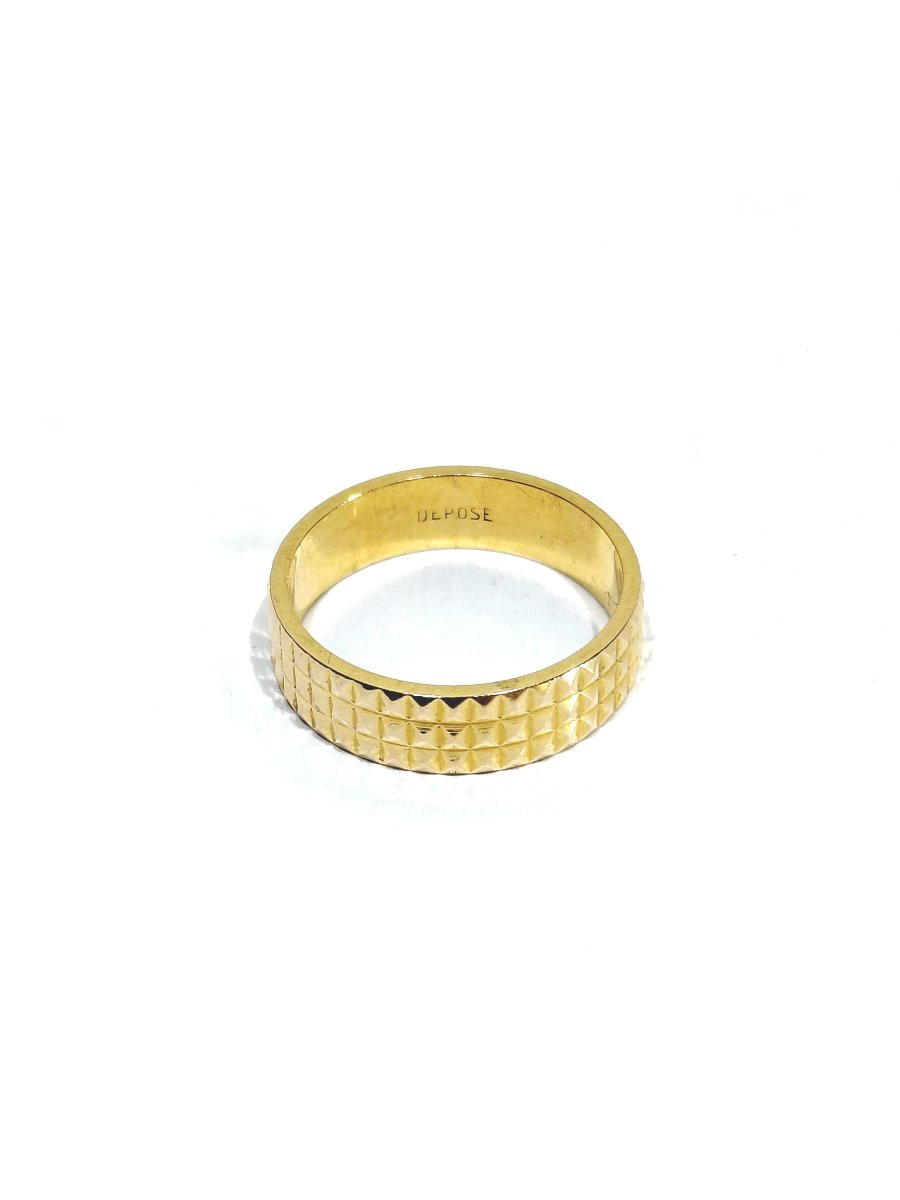 Alliance Femme En Or Rose Pointe de Diamant-photo-3