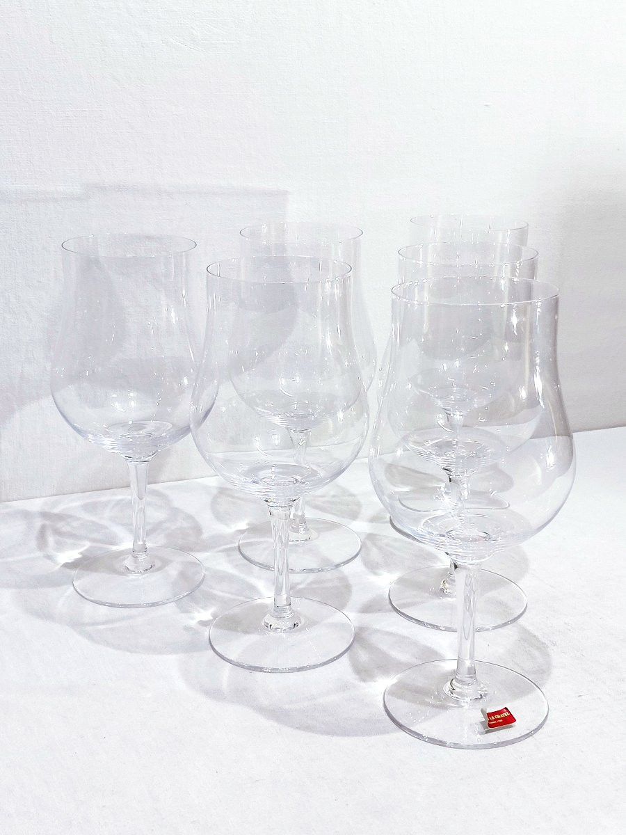 Vannes Le Ch&acirc;tel - 6 Verres en Cristal-photo-1