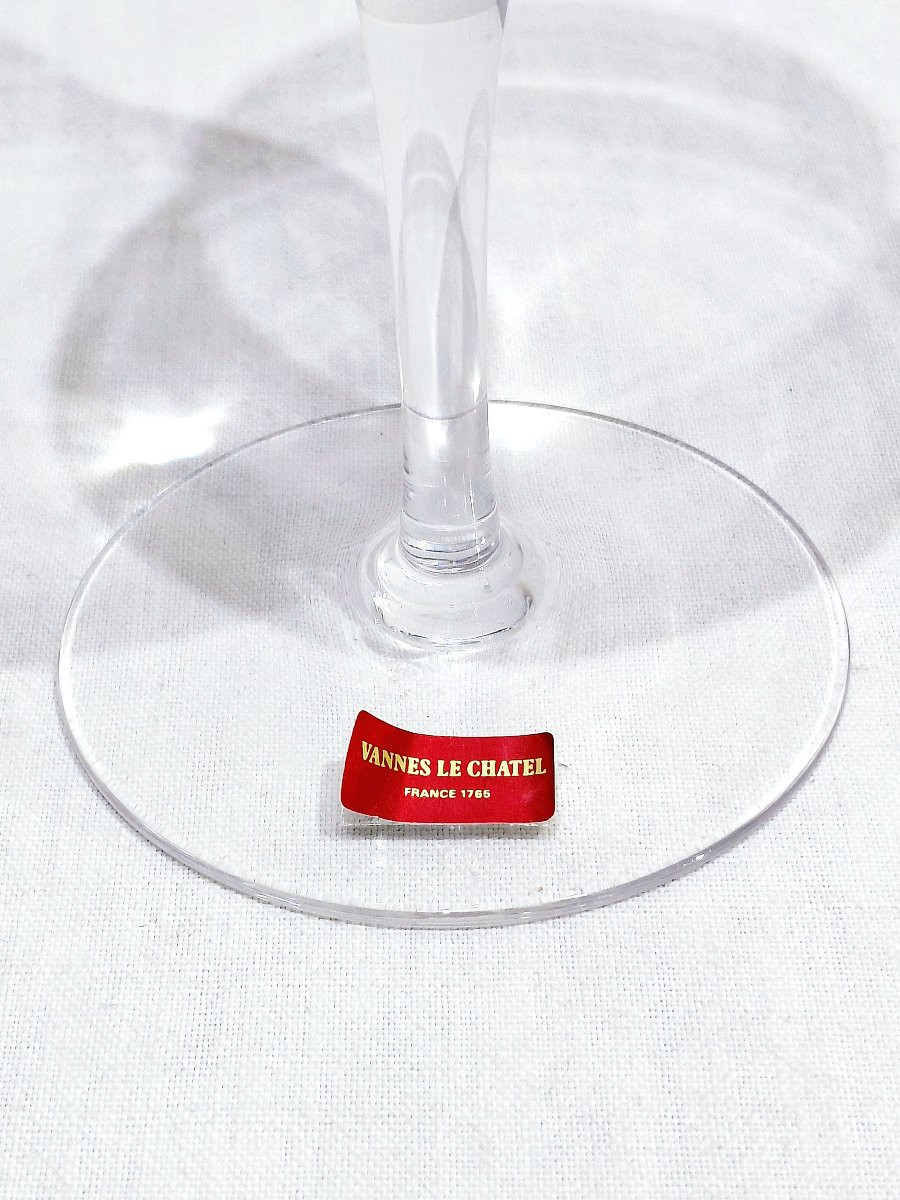 Vannes Le Ch&acirc;tel - 6 Verres en Cristal-photo-5