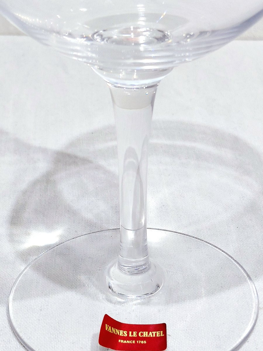 Vannes Le Ch&acirc;tel - 6 Verres en Cristal-photo-6