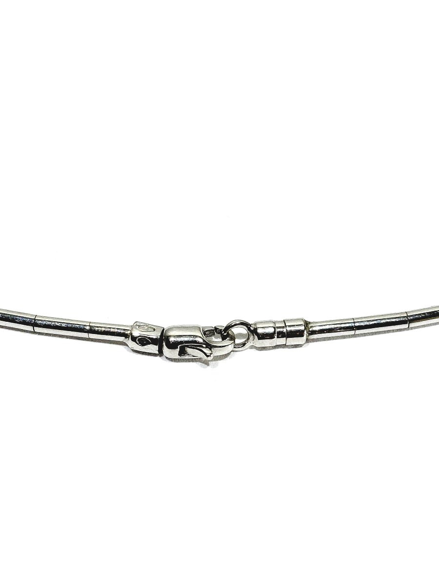 Semi-rigid White Gold Chain -photo-4