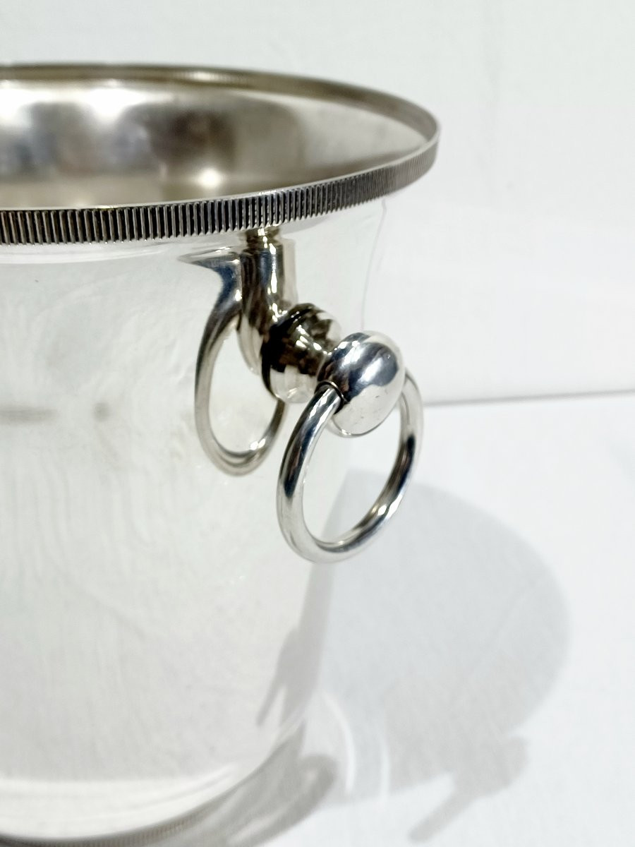 Silver-plated Champagne Bucket-photo-7