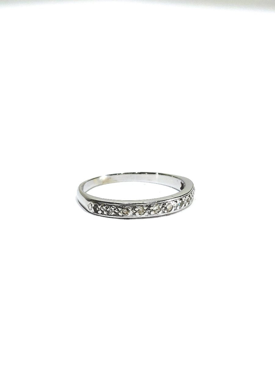 Bague Or Blanc Et Diamants -photo-4