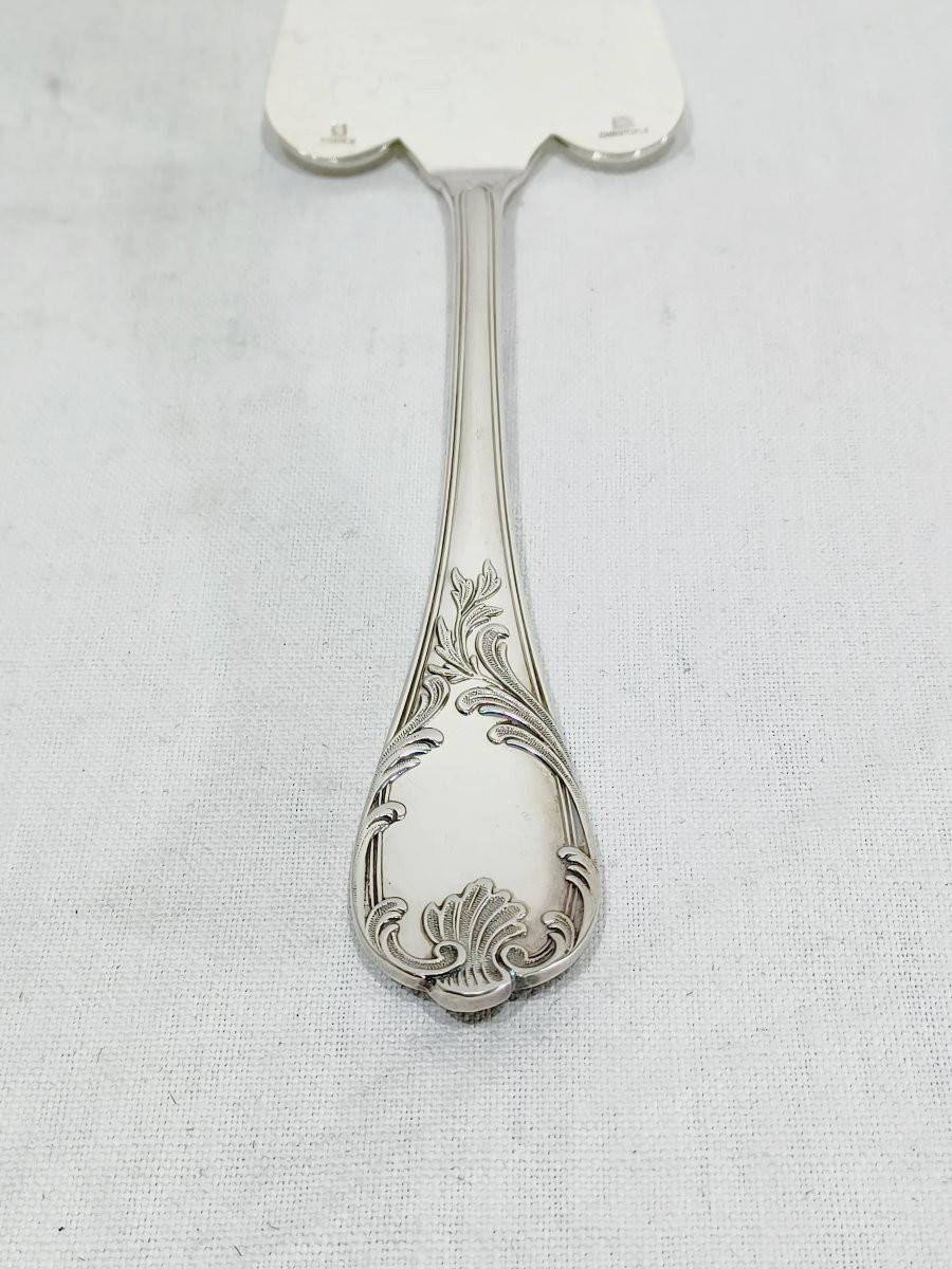 Christofle - Silver Plated Pie Server Marly Model-photo-2