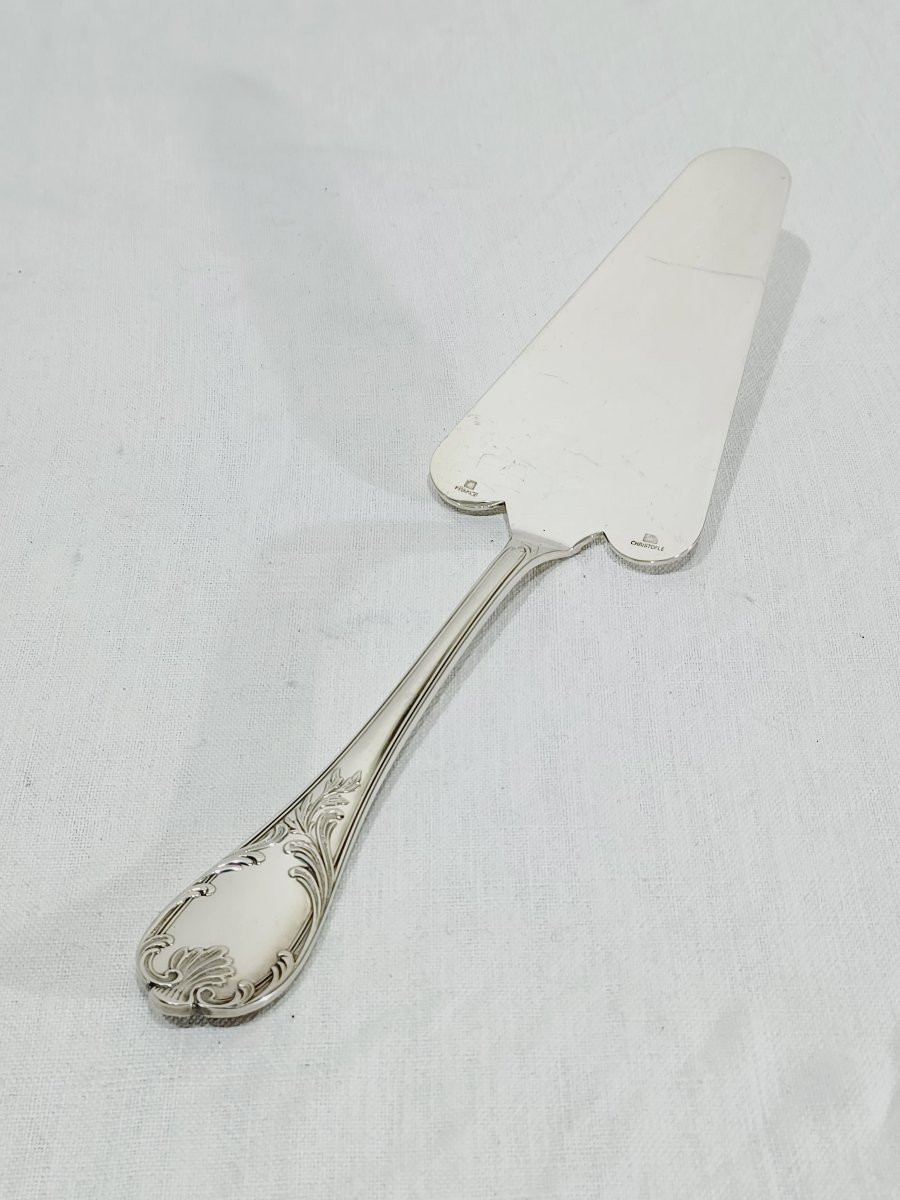 Christofle - Silver Plated Pie Server Marly Model-photo-8