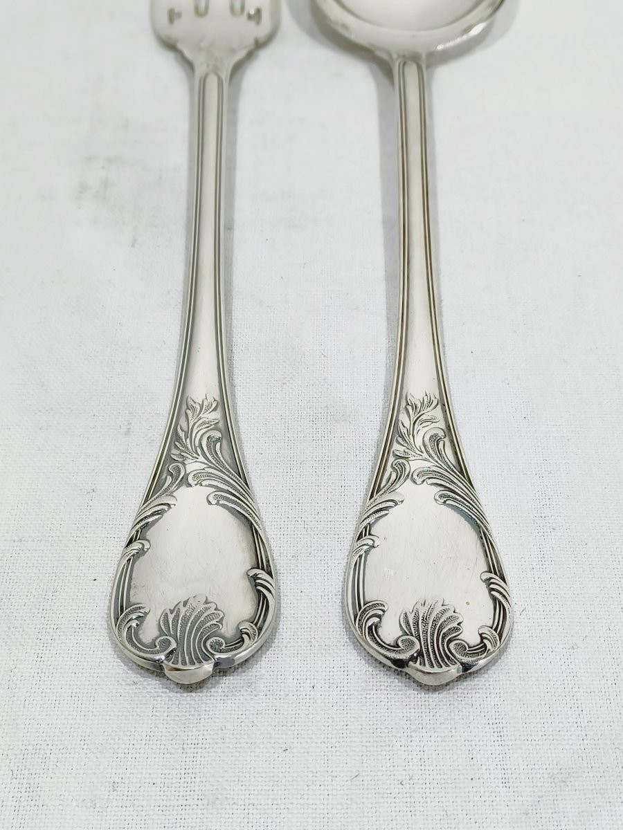 Christofle – Couverts de service Modèle Marly-photo-2