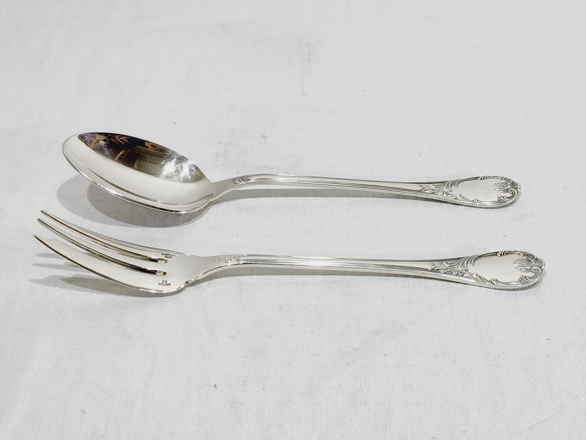 Christofle – Couverts de service Modèle Marly-photo-4