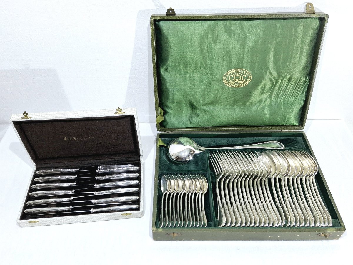 Christofle - 50 Piece Rubans Croisés Mixer Set-photo-2