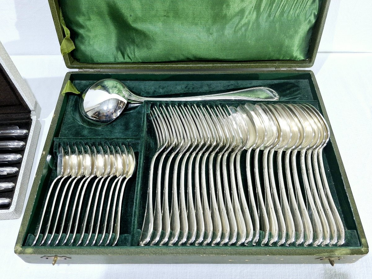 Christofle - 50 Piece Rubans Croisés Mixer Set-photo-3