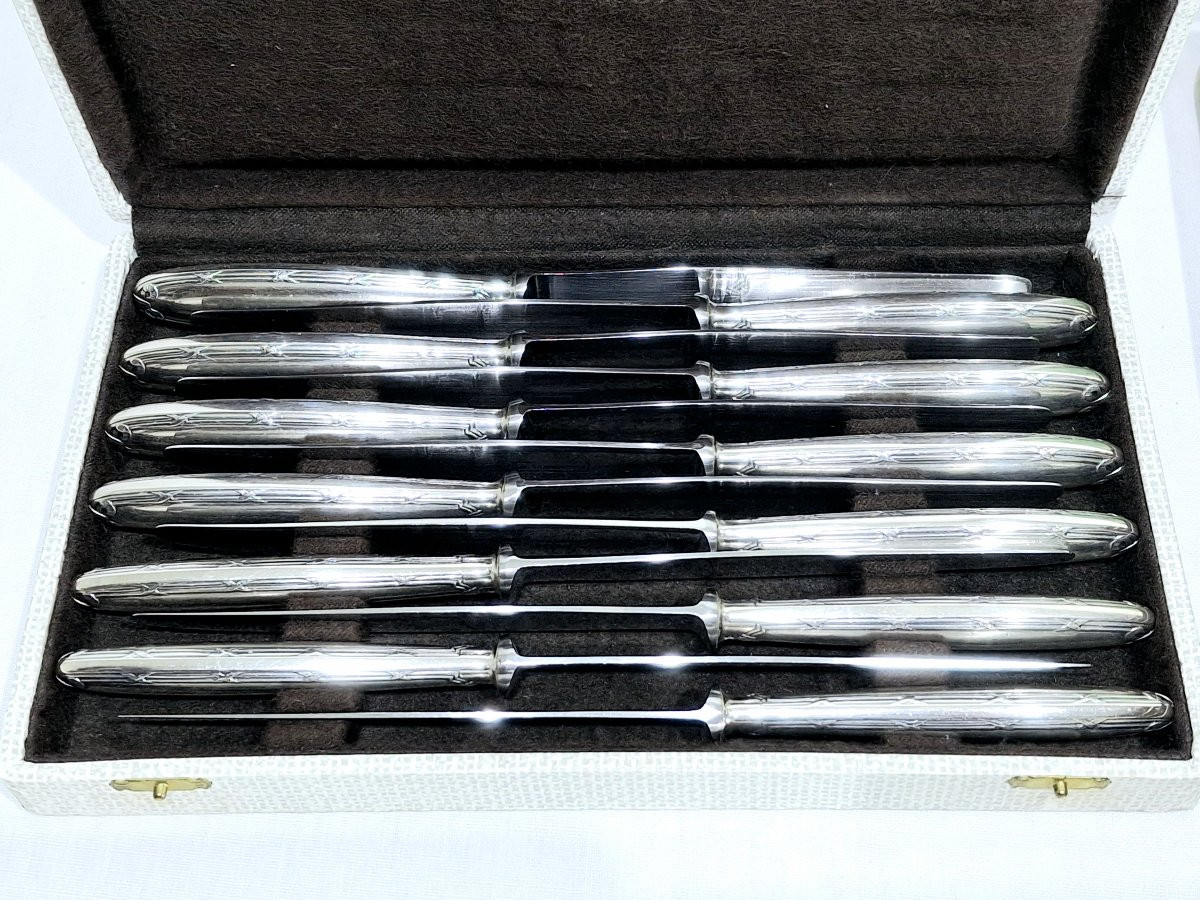 Christofle - 50 Piece Rubans Croisés Mixer Set-photo-4